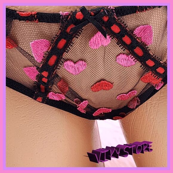 NWT {Victoria's Secret} Dream Angels Hearts Cheekini: Romantic Chic in Medium! N - Picture 3 of 9